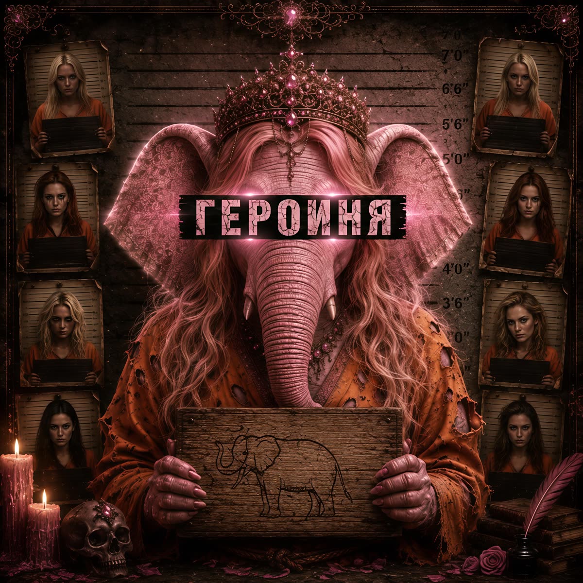 Героиня — обложка релиза
